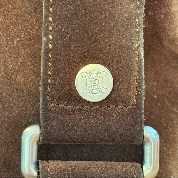 Celine Vintage Spring 2002 Leather Suede Patchwork Floral Shoulderbag Purse - Picture 7 of 15